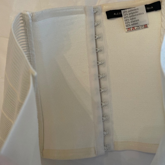 RARE! Hard To Find! Alessandro Dell\'Acqua Corset Mesh Belt IT 42